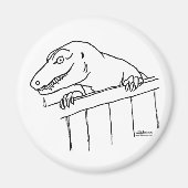 Aimant Dinosaure de quartier convivial (Devant)