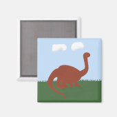 Aimant Dinosaure dessin animé (Recto/Verso)