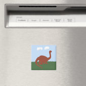 Aimant Dinosaure dessin animé (In Situ (Lave-vaisselle))