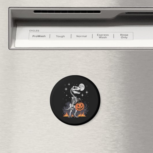 Aimant Dinosaure d'Halloween Saurus éffrayant (In Situ (Lave-vaisselle))