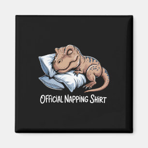 Aimant Dinosaure Drôle Dinosaure Endormi Amoureux des Din