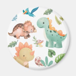 Aimant Dinosaure mignon