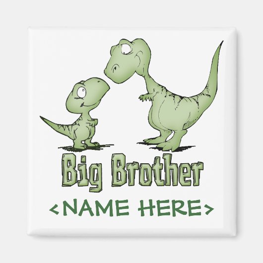 Aimant Dinosaures Big Brother (Devant)