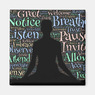 Aimant d'inspiration de méditation