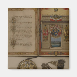 Aimant Diploma de prince investissant Otto von Bismarck