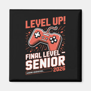 Aimant Diplômé 2026 Promotion 2026 Drôle Gamer Diplômé 