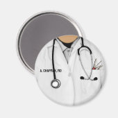 Aimant Diplôme de fin d'études de médecine (Recto/Verso)