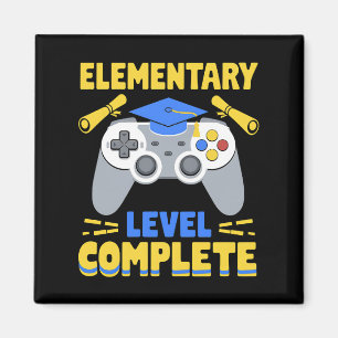 Aimant Diplôme de joueur de jeux vidéo niveau élémentaire