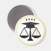 Aimant Diplômé de la faculté de droit Avocat (Recto/Verso)