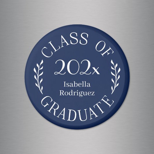 Aimant Diplômé de la promotion 2026 Typographie du nom Bl