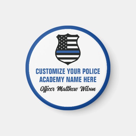 Aimant Diplômé de l'Académie de police (Devant)