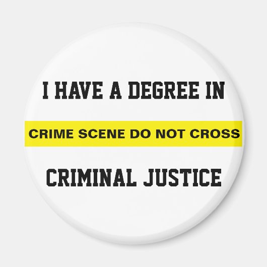 Aimant Diplôme en justice pénale (Devant)