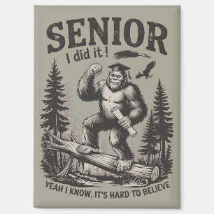 Aimant Diplômé Masculin 2026 Diplômé Sénior École Bigfoot