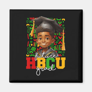 Aimant Diplômé Noir Afro Collège Futur Diplômé Hbcu