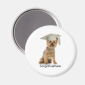 Aimant Diplôme Yorkie Félicitations Yorkie (Recto/Verso)