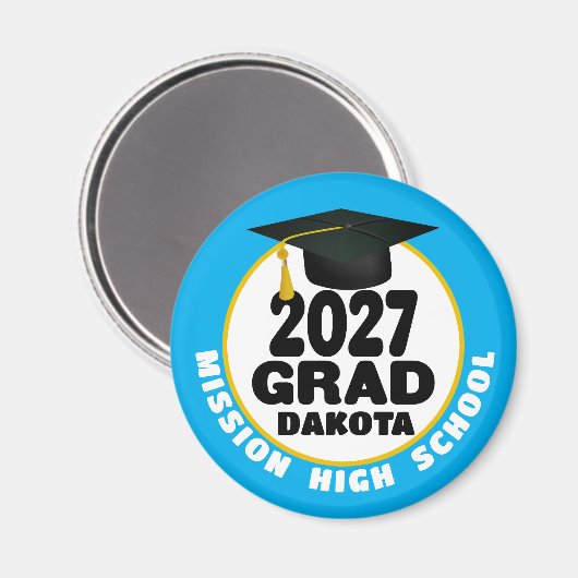 Aimant Diplômés de la promotion 2027 en gras (Recto/Verso)