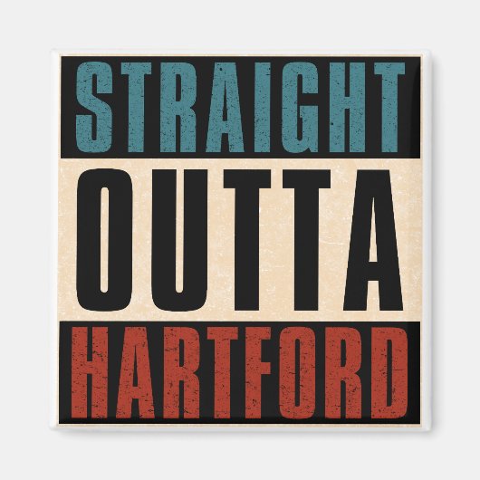 Aimant Direct Outta Hartford Connecticut CT (Devant)