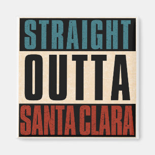 Aimant Direct Outta Père Noël Clara Californie CA