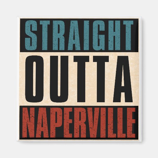 Aimant Directement à Naperville Illinois IL (Devant)