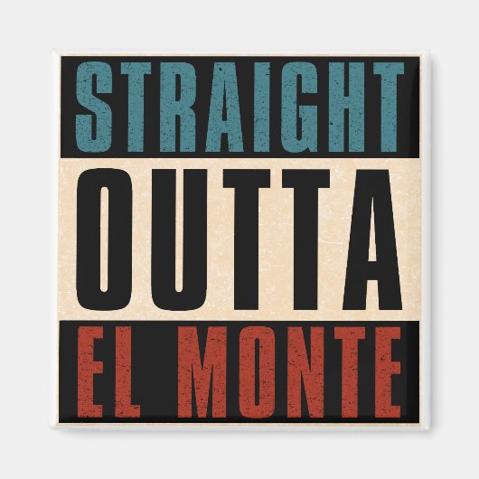 Aimant Directement d'El Monte California CA (Devant)