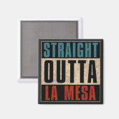 Aimant Directement en périphérie de La Mesa California CA (Recto/Verso)