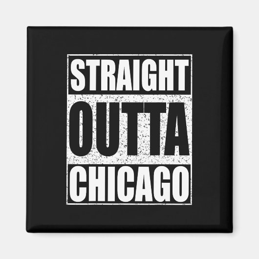 Aimant Directement En Périphérie De L'État De Chicago Ill (Devant)