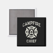 Aimant Directeur de camp d'été de randonnée de chef de ca (Recto/Verso)