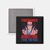 Aimant Directeur de feux d'artifice I Je cours vous coure (Recto/Verso)