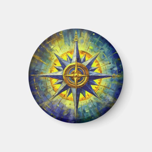 Aimant Direction au Chaos (Rose Compass) (Devant)