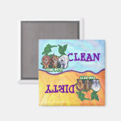 Aimant Direr Des Plats Propres Oh Mon (Recto/Verso)