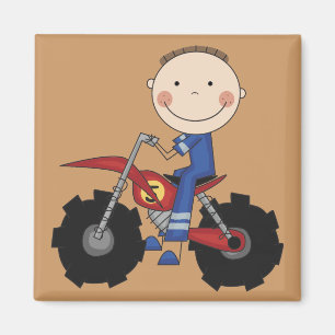 Aimant Dirt Bike - Tshirts et cadeaux pour garçons