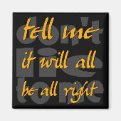 Aimant dis-moi (Devant)