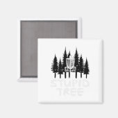 Aimant Disc Golf Stupid Tree Funny Frisbee Golfer Frolf M (Recto/Verso)