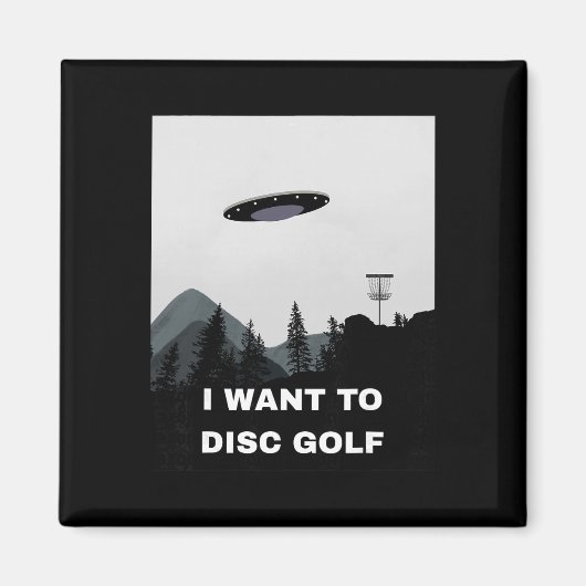 Aimant Disc Golf Ufo  (Devant)