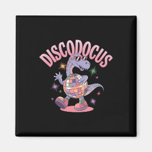 Aimant Disco Danser Dinosaur Diplodocus Dino Funny les an