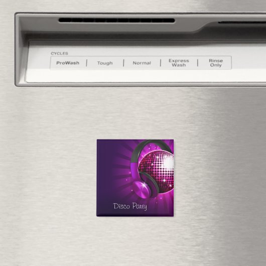 Aimant Disco Party Enregistrer la date (In Situ (Lave-vaisselle))