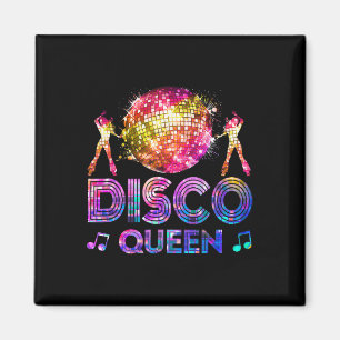 Aimant Disco Queen - 70's Disco Theme Vintage seventies