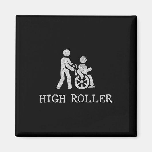 Aimant Discours amusants pour les utilisateurs de fauteui (Devant)