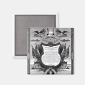 Aimant Discours d'adieu du général Robert E. Lee (Recto/Verso)