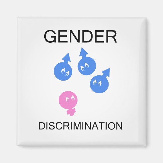 Aimant Discrimination sexiste (Devant)