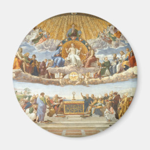 Aimant Discussion sur le Saint Sacrement, Raphael Sanzio