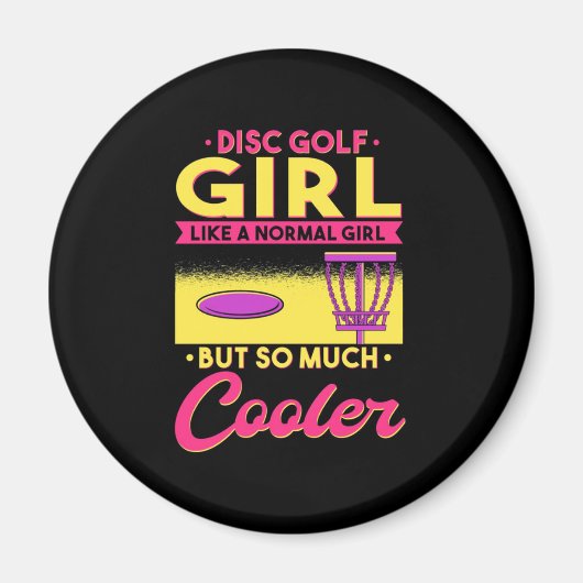 Aimant Disk Golf est Cool (Devant)