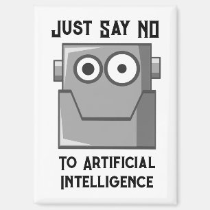 Aimant Disons Non à l'Intelligence Artificielle