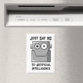 Aimant Disons Non à l'Intelligence Artificielle (In Situ (Lave-vaisselle))