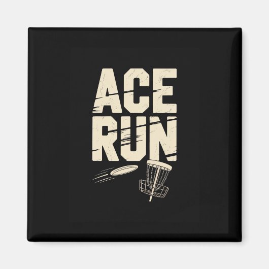 Aimant Disque de Golf Ace Run Chaînes Sket Rétro (Devant)