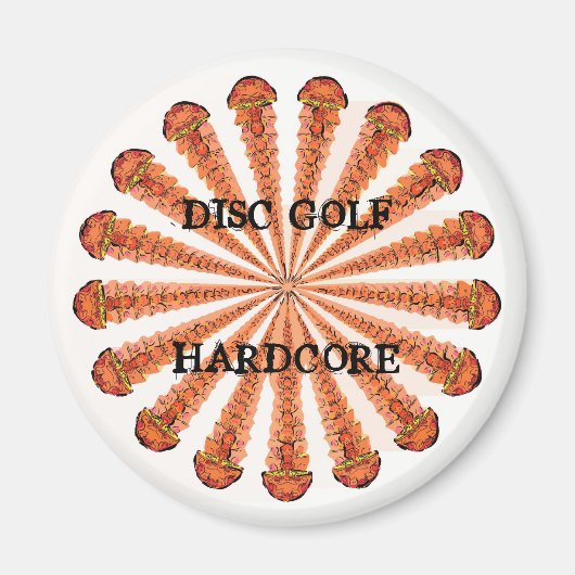 AIMANT DISQUE DE GOLF HARDCORE (Devant)