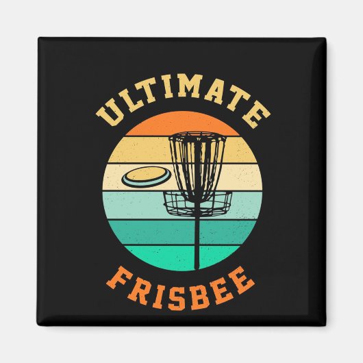Aimant Disque Golf Ultimate Frisbee (Devant)