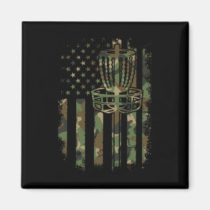 Aimant Disque Golf Us Drapeau Drapeau Drapeau Panier Drap