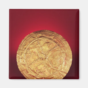 Aimant Disque probablement utilisé comme broche, de