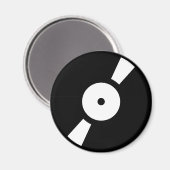 Aimant disque vinyle rétro (Recto/Verso)